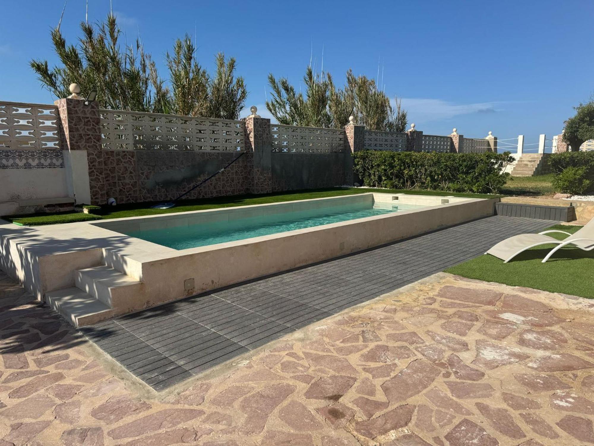 Oasis En La Playa: Piscina Y Relax Villa Cullera Exteriör bild